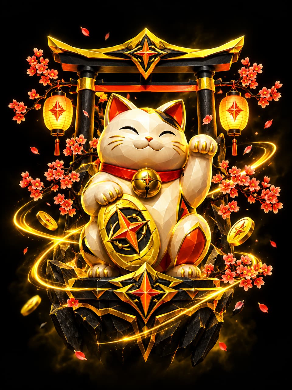ภาพเกม Lucky Neko ที่ออกแบบใหม่สำหรับ betflix - เบทฟิก